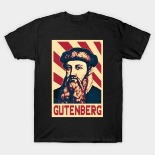 Johannes Gutenberg Retro T-Shirt